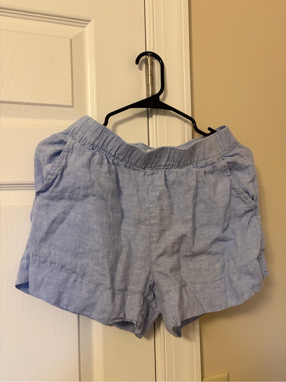 C.C Light Blue High-Waist Casual Women's Shorts